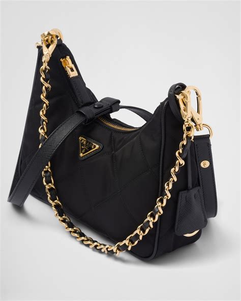 prada re edition black nylon|prada re nylon mini bag.